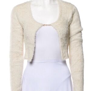 Jacquemus cropped Fuzzy Women's Sweater size Small